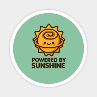 Powered by Sunshine – Cosmo Bites Kawaii Sun Bun Dessert Design Magnet